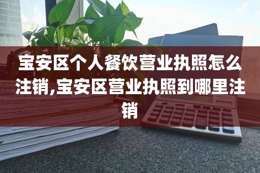 宝安区个人餐饮营业执照怎么注销,宝安区营业执照到哪里注销