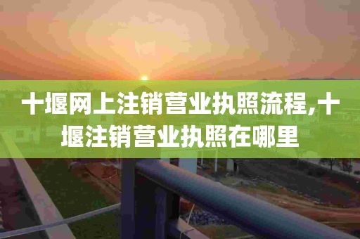 十堰网上注销营业执照流程,十堰注销营业执照在哪里