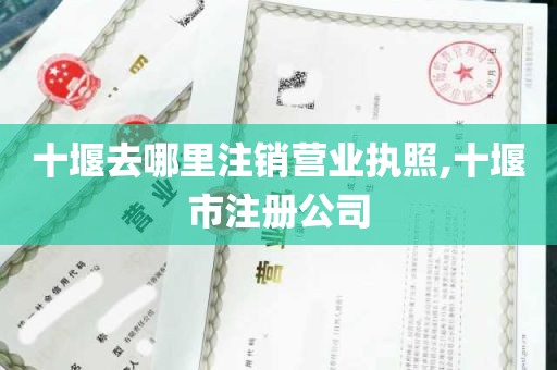 十堰去哪里注销营业执照,十堰市注册公司