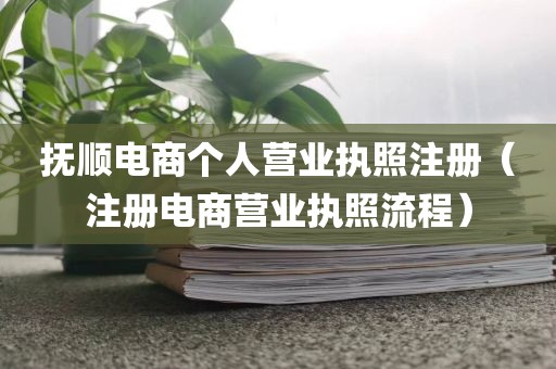 抚顺电商个人营业执照注册（注册电商营业执照流程）