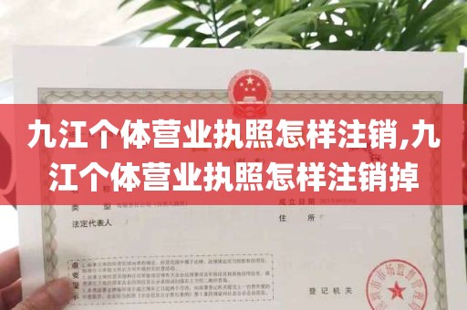 九江个体营业执照怎样注销,九江个体营业执照怎样注销掉