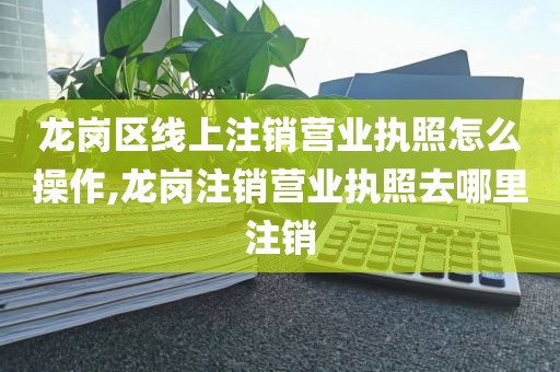 龙岗区线上注销营业执照怎么操作,龙岗注销营业执照去哪里注销