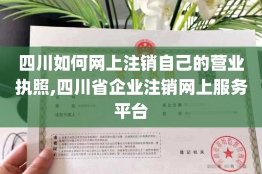 四川如何网上注销自己的营业执照,四川省企业注销网上服务平台