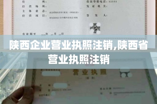 陕西企业营业执照注销,陕西省营业执照注销