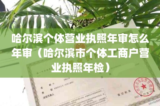 哈尔滨个体营业执照年审怎么年审（哈尔滨市个体工商户营业执照年检）