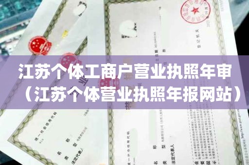 江苏个体工商户营业执照年审（江苏个体营业执照年报网站）