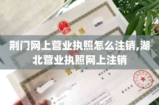 荆门网上营业执照怎么注销,湖北营业执照网上注销