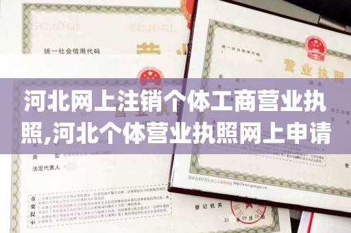 河北网上注销个体工商营业执照,河北个体营业执照网上申请