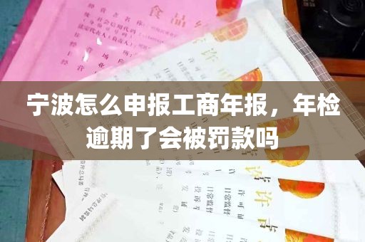 宁波怎么申报工商年报，年检逾期了会被罚款吗