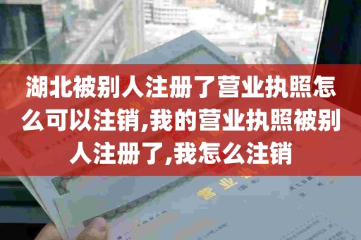 湖北被别人注册了营业执照怎么可以注销,我的营业执照被别人注册了,我怎么注销