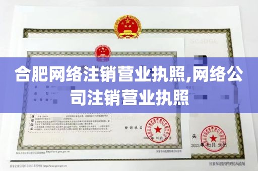 合肥网络注销营业执照,网络公司注销营业执照