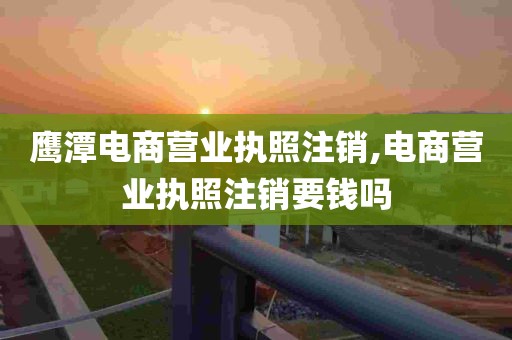 鹰潭电商营业执照注销,电商营业执照注销要钱吗