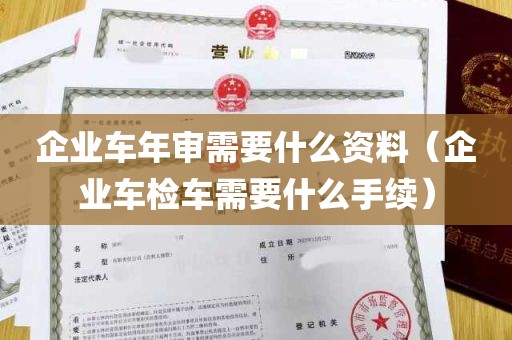 企业车年审需要什么资料（企业车检车需要什么手续）