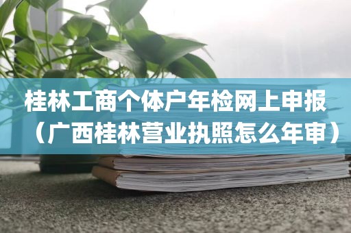 桂林工商个体户年检网上申报（广西桂林营业执照怎么年审）