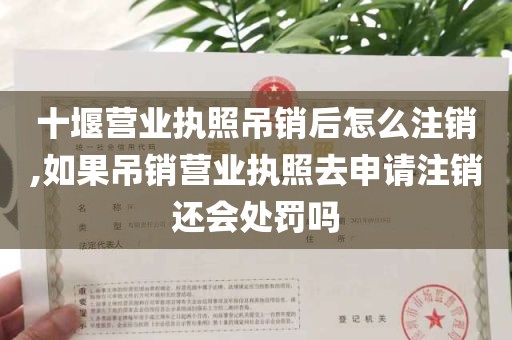 十堰营业执照吊销后怎么注销,如果吊销营业执照去申请注销还会处罚吗