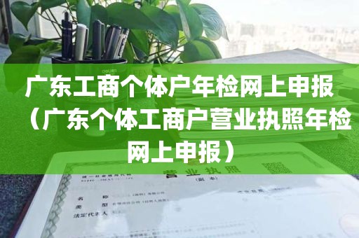 广东工商个体户年检网上申报（广东个体工商户营业执照年检网上申报）
