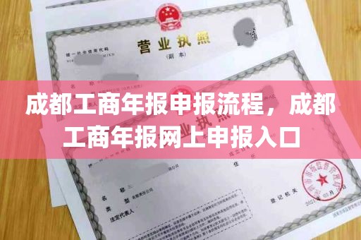 成都工商年报申报流程，成都工商年报网上申报入口