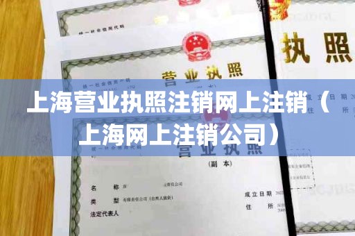 上海营业执照注销网上注销（上海网上注销公司）