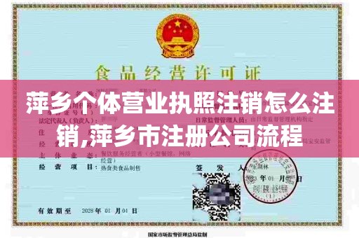 萍乡个体营业执照注销怎么注销,萍乡市注册公司流程