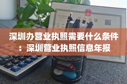 深圳办营业执照需要什么条件：深圳营业执照信息年报
