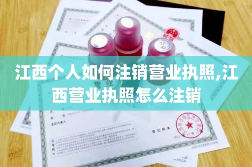 江西个人如何注销营业执照,江西营业执照怎么注销