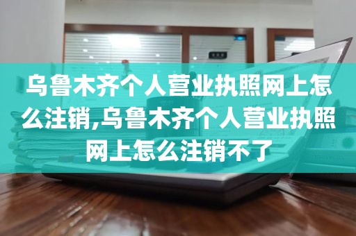 乌鲁木齐个人营业执照网上怎么注销,乌鲁木齐个人营业执照网上怎么注销不了