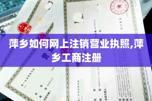 萍乡如何网上注销营业执照,萍乡工商注册