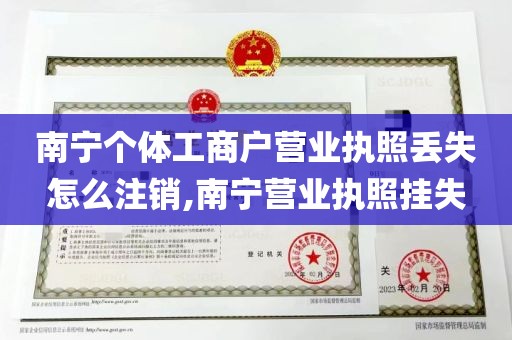 南宁个体工商户营业执照丢失怎么注销,南宁营业执照挂失