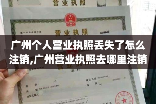 广州个人营业执照丢失了怎么注销,广州营业执照去哪里注销
