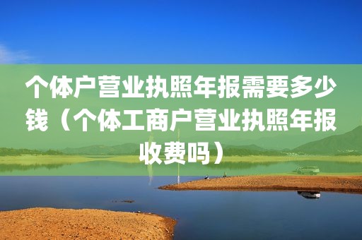 个体户营业执照年报需要多少钱（个体工商户营业执照年报收费吗）