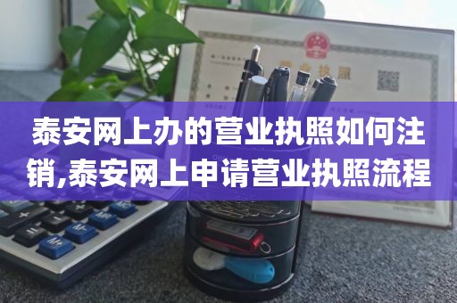 泰安网上办的营业执照如何注销,泰安网上申请营业执照流程