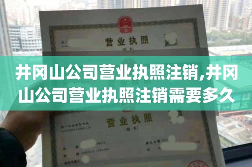 井冈山公司营业执照注销,井冈山公司营业执照注销需要多久