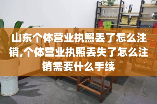 山东个体营业执照丢了怎么注销,个体营业执照丢失了怎么注销需要什么手续