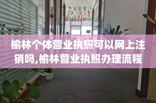 榆林个体营业执照可以网上注销吗,榆林营业执照办理流程