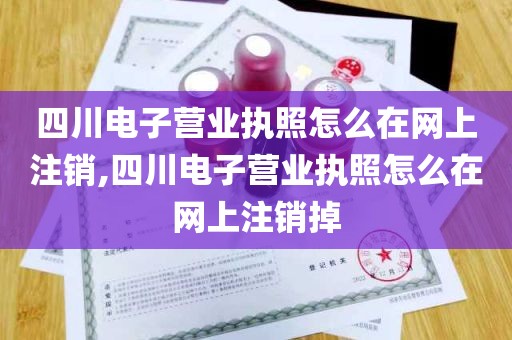 四川电子营业执照怎么在网上注销,四川电子营业执照怎么在网上注销掉