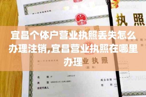 宜昌个体户营业执照丢失怎么办理注销,宜昌营业执照在哪里办理