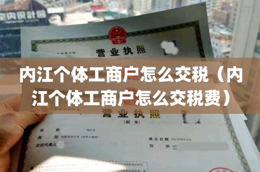 内江个体工商户怎么交税（内江个体工商户怎么交税费）