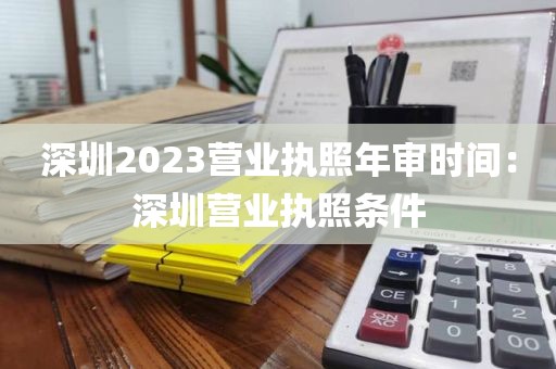 深圳2023营业执照年审时间：深圳营业执照条件